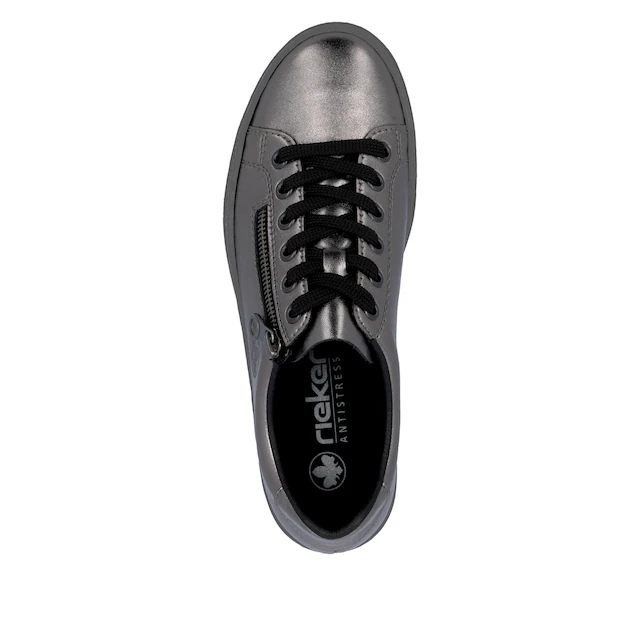 Rieker Sneaker mit Memosoft-Innensohle, Freizeitschuh, Halbschuh, Schnürschuh