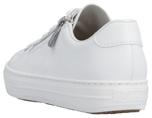 Rieker Sneaker mit Memosoft-Innensohle, Freizeitschuh, Halbschuh, Schnürschuh