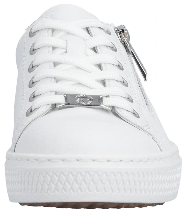 Rieker Sneaker mit Memosoft-Innensohle, Freizeitschuh, Halbschuh, Schnürschuh