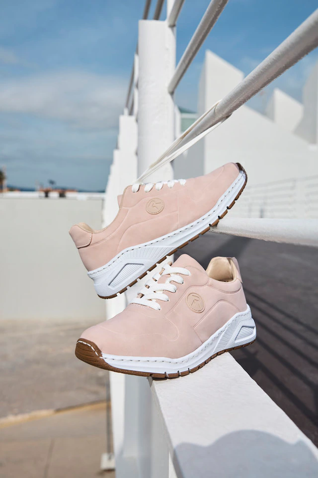 Rieker Sneaker mit MemoSoft-Innensohle, Freizeitschuh, Halbschuh, Schnürschuh