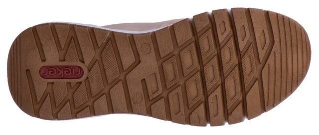 Rieker Sneaker mit MemoSoft-Innensohle, Freizeitschuh, Halbschuh, Schnürschuh