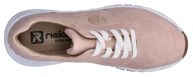 Rieker Sneaker mit MemoSoft-Innensohle, Freizeitschuh, Halbschuh, Schnürschuh