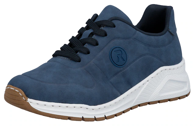 Rieker Sneaker mit MemoSoft-Innensohle, Freizeitschuh, Halbschuh, Schnürschuh