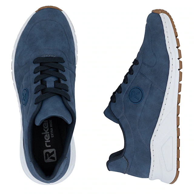 Rieker Sneaker mit MemoSoft-Innensohle, Freizeitschuh, Halbschuh, Schnürschuh