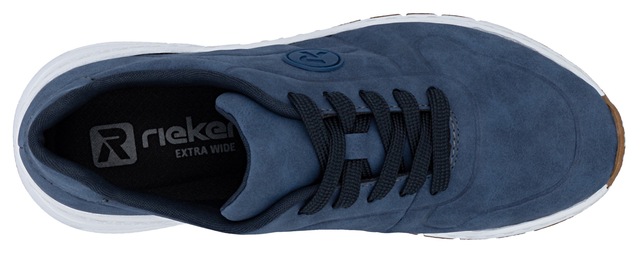 Rieker Sneaker mit MemoSoft-Innensohle, Freizeitschuh, Halbschuh, Schnürschuh