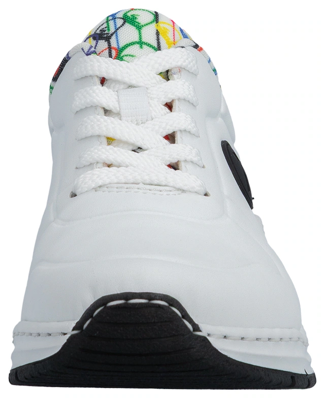 Rieker Sneaker mit MemoSoft-Innensohle, Freizeitschuh, Halbschuh, Schnürschuh