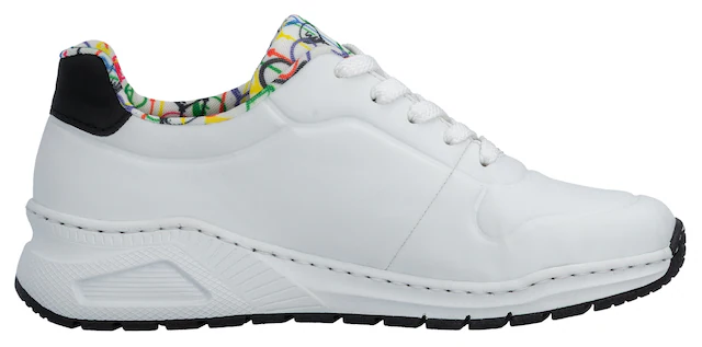 Rieker Sneaker mit MemoSoft-Innensohle, Freizeitschuh, Halbschuh, Schnürschuh