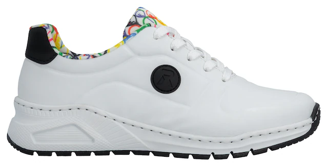 Rieker Sneaker mit MemoSoft-Innensohle, Freizeitschuh, Halbschuh, Schnürschuh