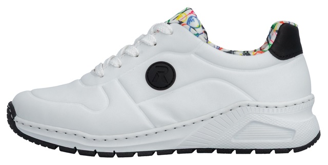 Rieker Sneaker mit MemoSoft-Innensohle, Freizeitschuh, Halbschuh, Schnürschuh