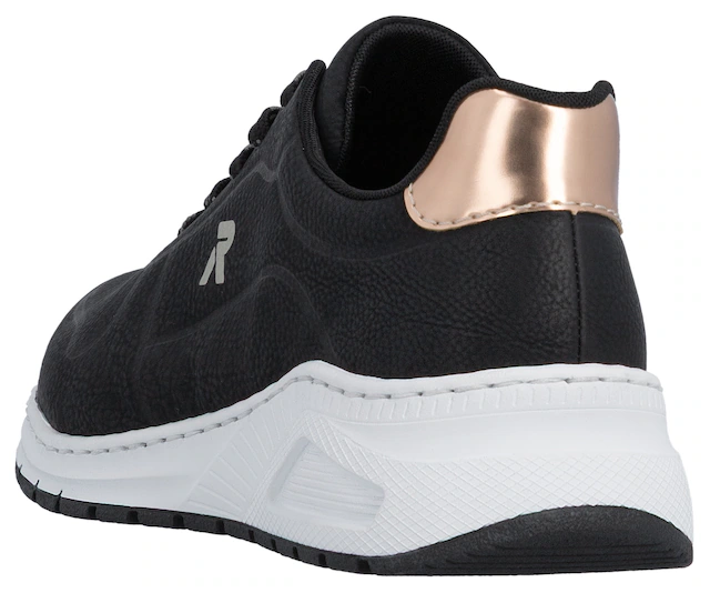 Rieker Sneaker mit MemoSoft-Innensohle, Freizeitschuh, Halbschuh, Schnürschuh
