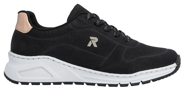 Rieker Sneaker mit MemoSoft-Innensohle, Freizeitschuh, Halbschuh, Schnürschuh