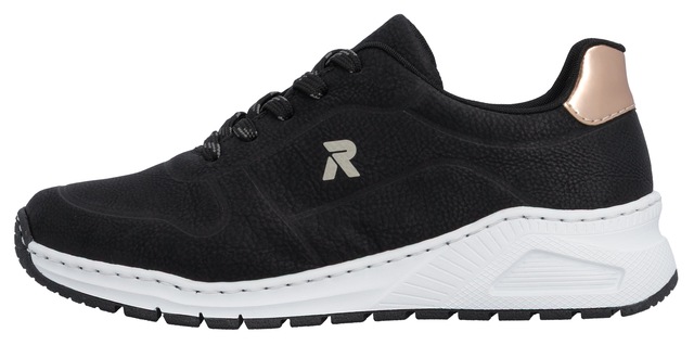Rieker Sneaker mit MemoSoft-Innensohle, Freizeitschuh, Halbschuh, Schnürschuh