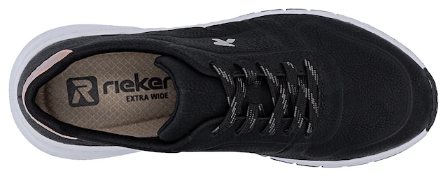 Rieker Sneaker mit MemoSoft-Innensohle, Freizeitschuh, Halbschuh, Schnürschuh
