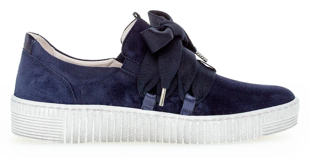 Gabor Plateausneaker Slip-On Sneaker, Slipper, Schnürschuh mit aufgesetzter Schnürung
