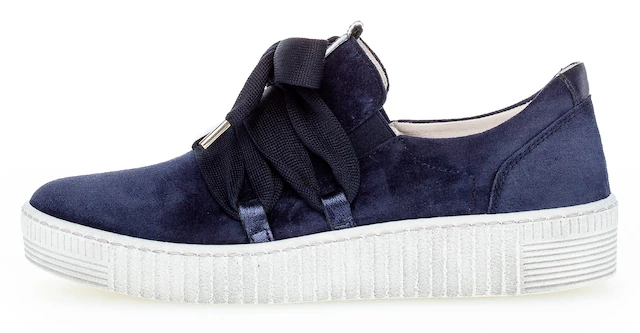 Gabor Plateausneaker Slip-On Sneaker, Slipper, Schnürschuh mit aufgesetzter Schnürung