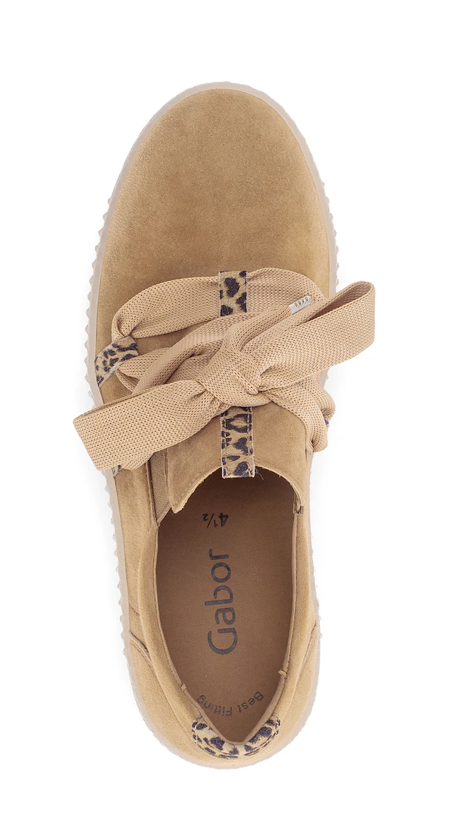 Gabor Plateausneaker Slip-On Sneaker, Slipper, Schnürschuh mit aufgesetzter Schnürung