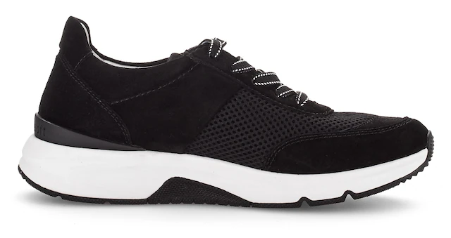 Gabor Keilsneaker , Freizeitschuh, Halbschuh, Schnürschuh, Logoschriftzug an der Ferse