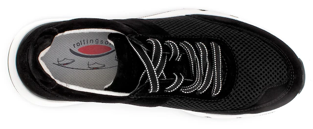 Gabor Keilsneaker , Freizeitschuh, Halbschuh, Schnürschuh, Logoschriftzug an der Ferse