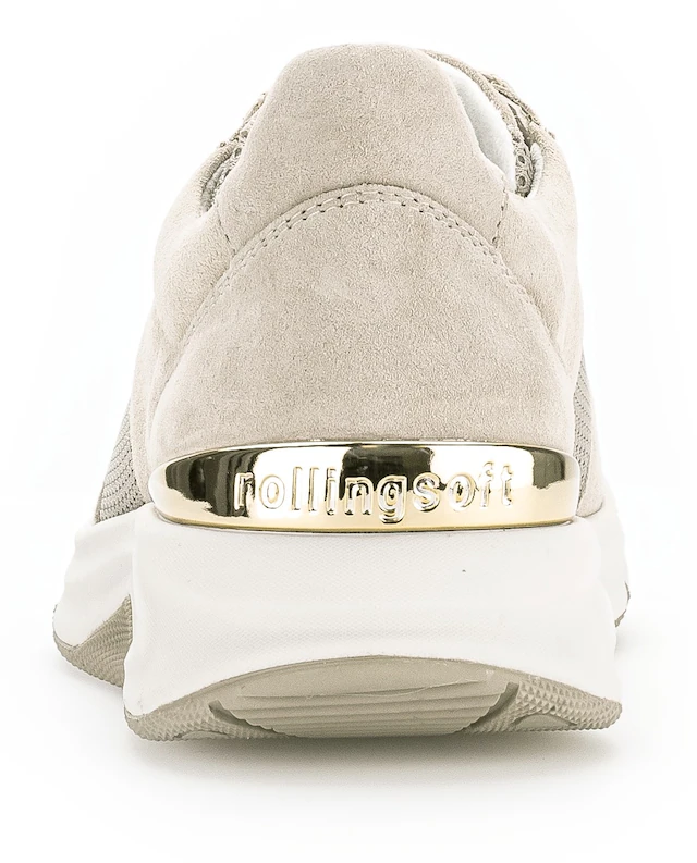 Gabor Keilsneaker , Freizeitschuh, Halbschuh, Schnürschuh, Logoschriftzug an der Ferse