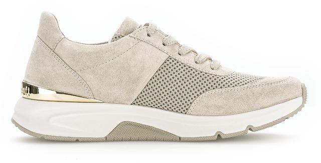 Gabor Keilsneaker , Freizeitschuh, Halbschuh, Schnürschuh, Logoschriftzug an der Ferse