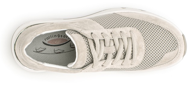 Gabor Keilsneaker , Freizeitschuh, Halbschuh, Schnürschuh, Logoschriftzug an der Ferse