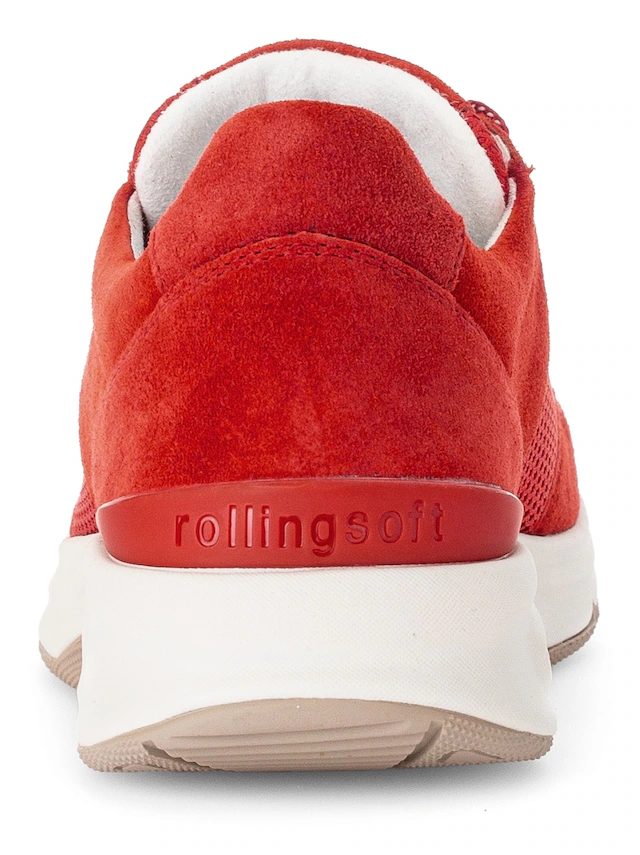 Gabor Keilsneaker , Freizeitschuh, Halbschuh, Schnürschuh, Logoschriftzug an der Ferse