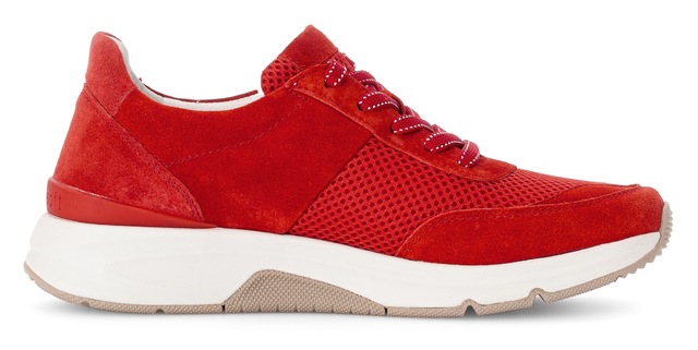 Gabor Keilsneaker , Freizeitschuh, Halbschuh, Schnürschuh, Logoschriftzug an der Ferse