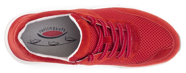 Gabor Keilsneaker , Freizeitschuh, Halbschuh, Schnürschuh, Logoschriftzug an der Ferse