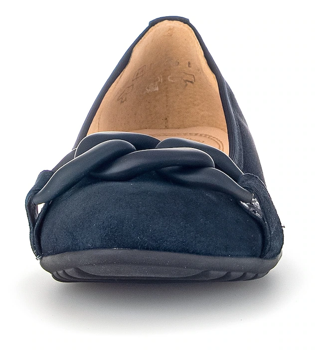Gabor Ballerina »FLORENZ« , Keilabsatz, Bequemschuh, Slipper, Businessschuh in Weite G (=weit)