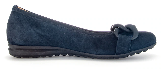Gabor Ballerina »FLORENZ« , Keilabsatz, Bequemschuh, Slipper, Businessschuh in Weite G (=weit)
