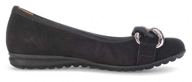 Gabor Ballerina »FLORENZ« , Keilabsatz, Bequemschuh, Slipper, Businessschuh in Weite G (=weit)