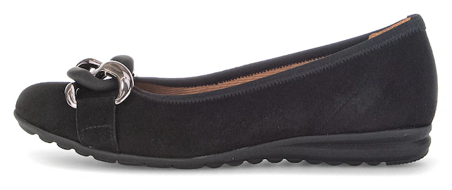 Gabor Ballerina »FLORENZ« , Keilabsatz, Bequemschuh, Slipper, Businessschuh in Weite G (=weit)
