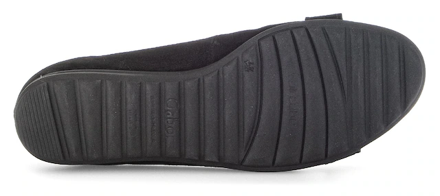 Gabor Ballerina »FLORENZ« , Keilabsatz, Bequemschuh, Slipper, Businessschuh in Weite G (=weit)