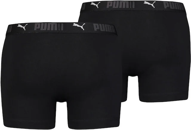 PUMA Boxershorts »PUMA MEN SPORT COTTON BOXERS 2P« Packung, mit Markenschriftzug im Bund