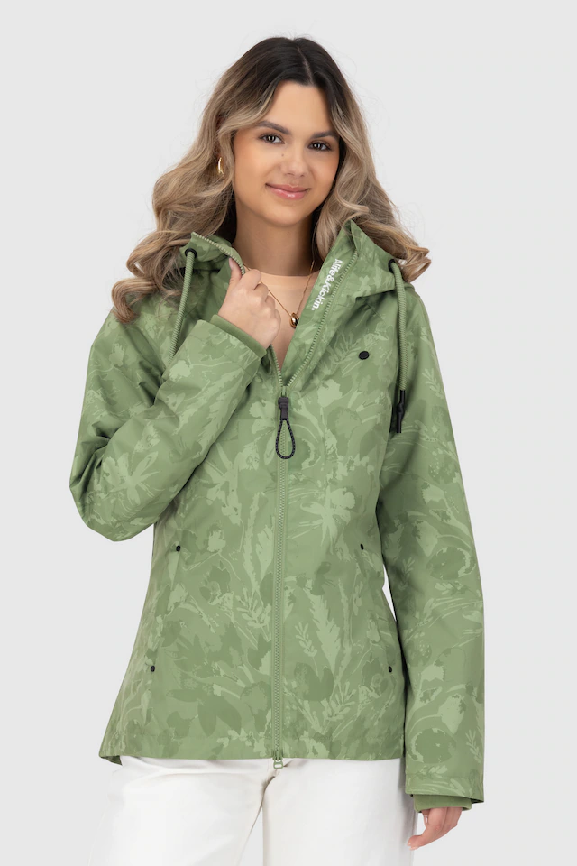 Alife & Kickin Outdoorjacke »LILOUAKB« mit Kapuze aus Polyester, wasserabweisend, normale Passform, mit Reißverschluss