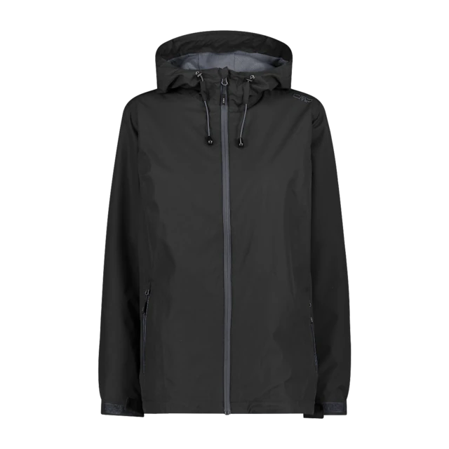 CMP Regenjacke »WOMAN JACKET FIXED HOOD« mit Kapuze mit Kapuze, wasserdicht, winddicht, atmungsaktiv, schnell trocknend