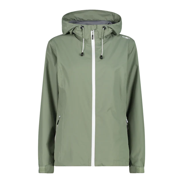 CMP Regenjacke »WOMAN JACKET FIXED HOOD« mit Kapuze mit Kapuze, wasserdicht, winddicht, atmungsaktiv, schnell trocknend