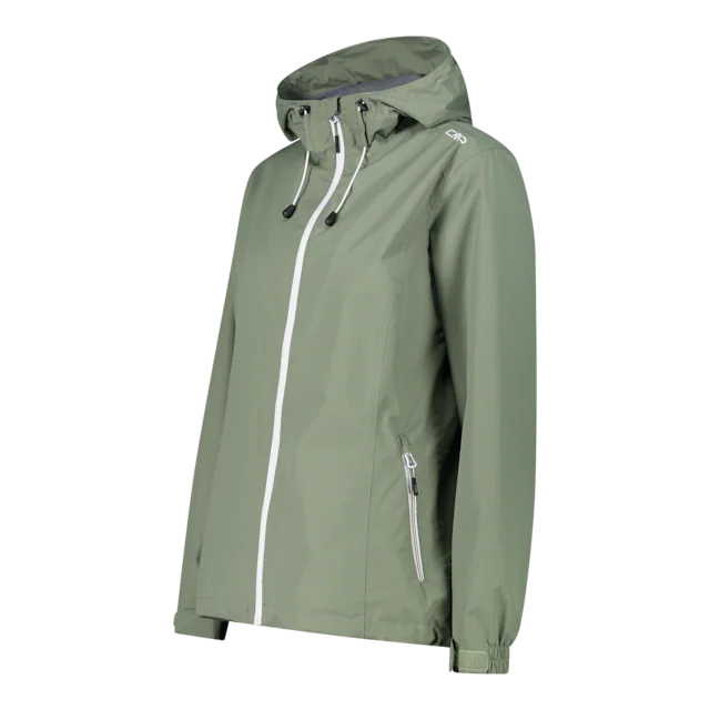 CMP Regenjacke »WOMAN JACKET FIXED HOOD« mit Kapuze mit Kapuze, wasserdicht, winddicht, atmungsaktiv, schnell trocknend