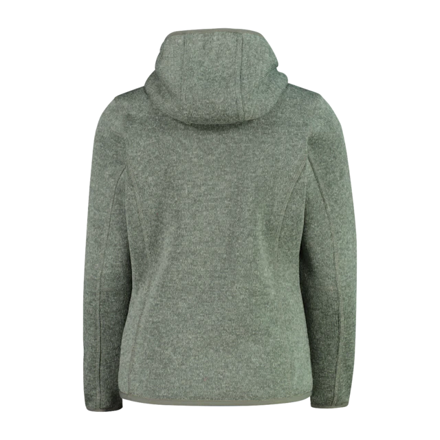 CMP Strickfleecejacke »KID G JACKET FIXED HOOD« mit Kapuze mit Kapuze, wärmeisolierend, windabweisend, wasserabweisend