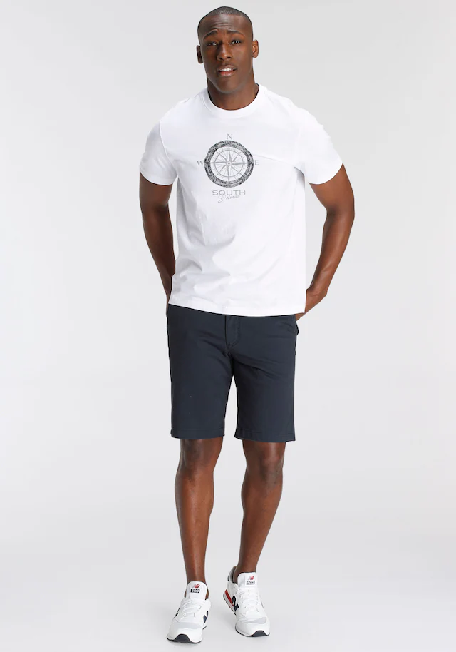 DELMAO Chinoshorts mit Details