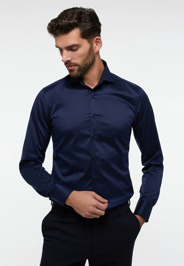 Eterna Langarmhemd »SLIM FIT« NON IRON (bügelfrei)