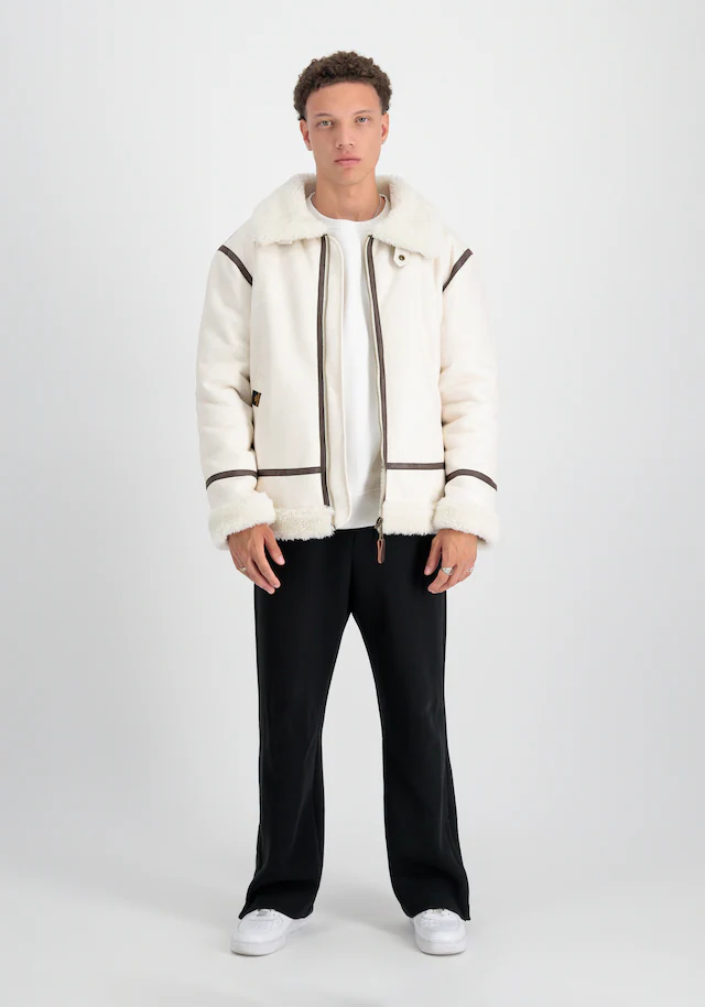Alpha Industries Lederjacke »B-3 Faux Leather«