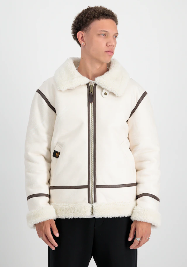 Alpha Industries Lederjacke »B-3 Faux Leather«