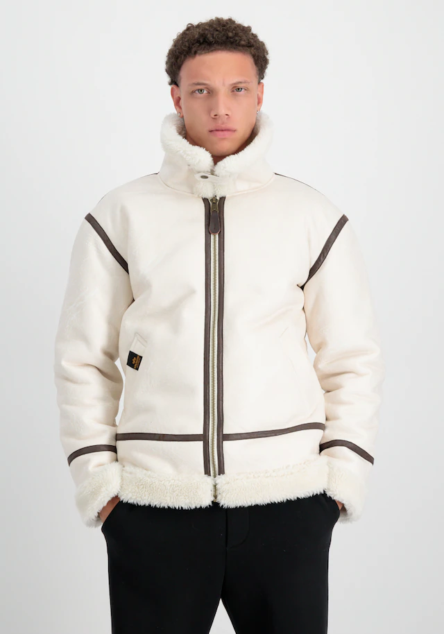 Alpha Industries Lederjacke »B-3 Faux Leather«