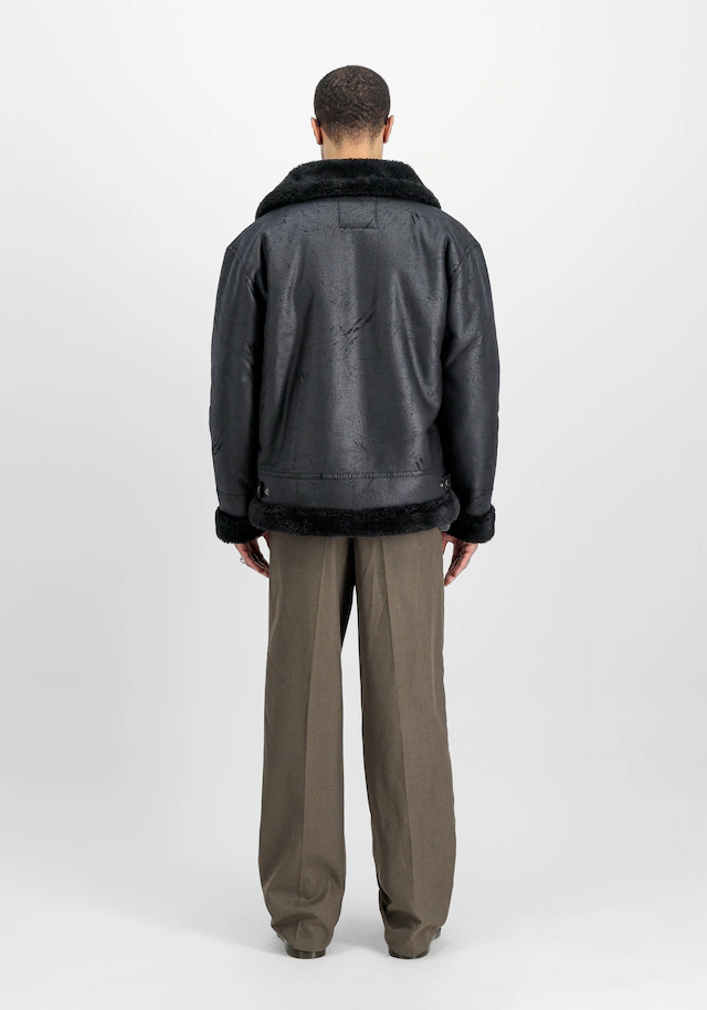 Alpha Industries Lederjacke »B-3 Faux Leather«
