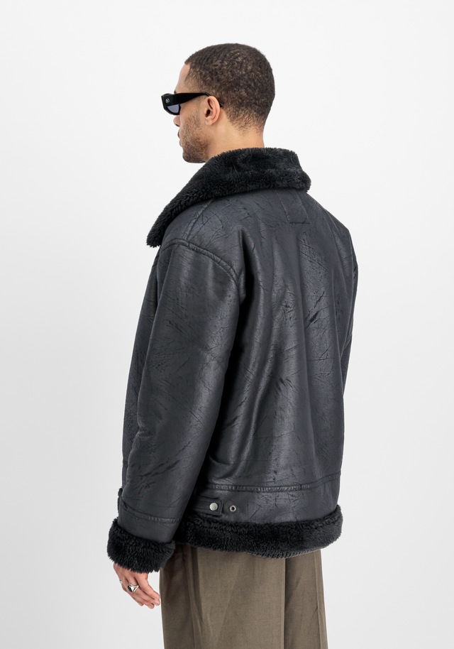 Alpha Industries Lederjacke »B-3 Faux Leather«