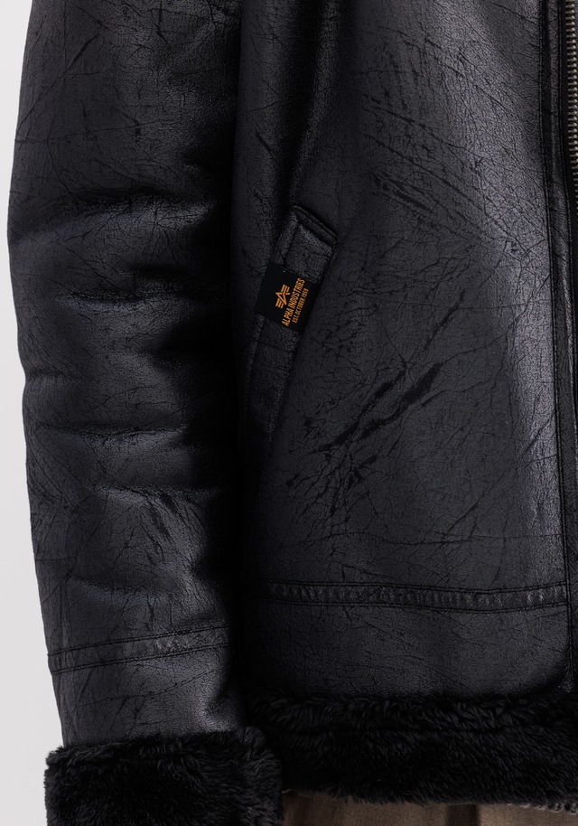 Alpha Industries Lederjacke »B-3 Faux Leather«
