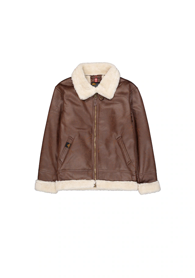 Alpha Industries Lederjacke »B-3 Faux Leather«