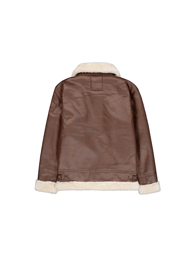 Alpha Industries Lederjacke »B-3 Faux Leather«