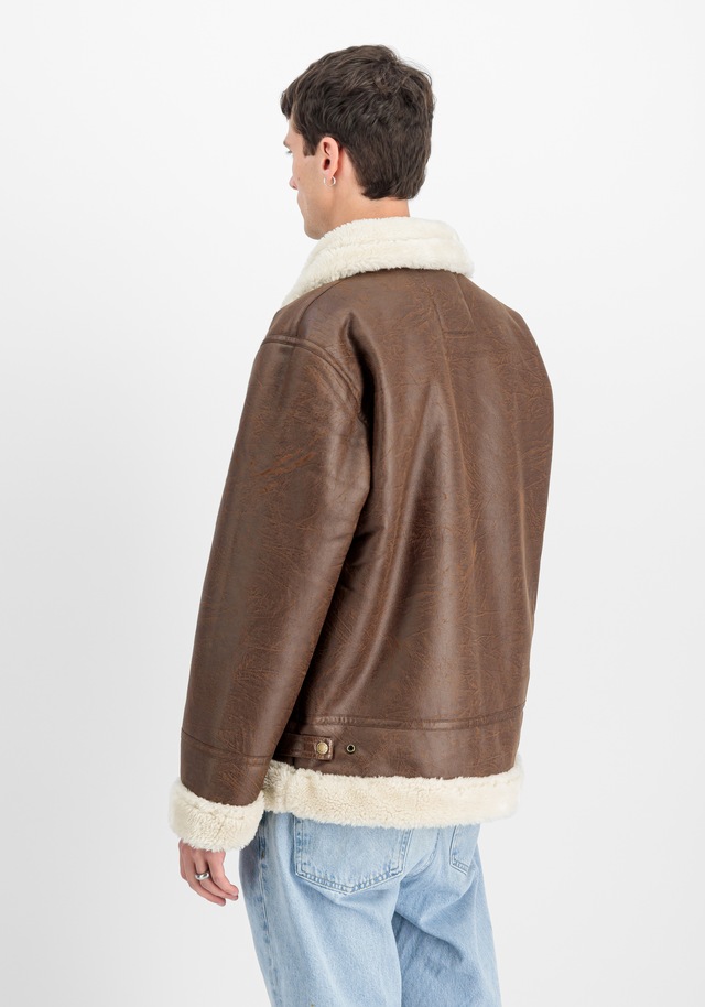 Alpha Industries Lederjacke »B-3 Faux Leather«
